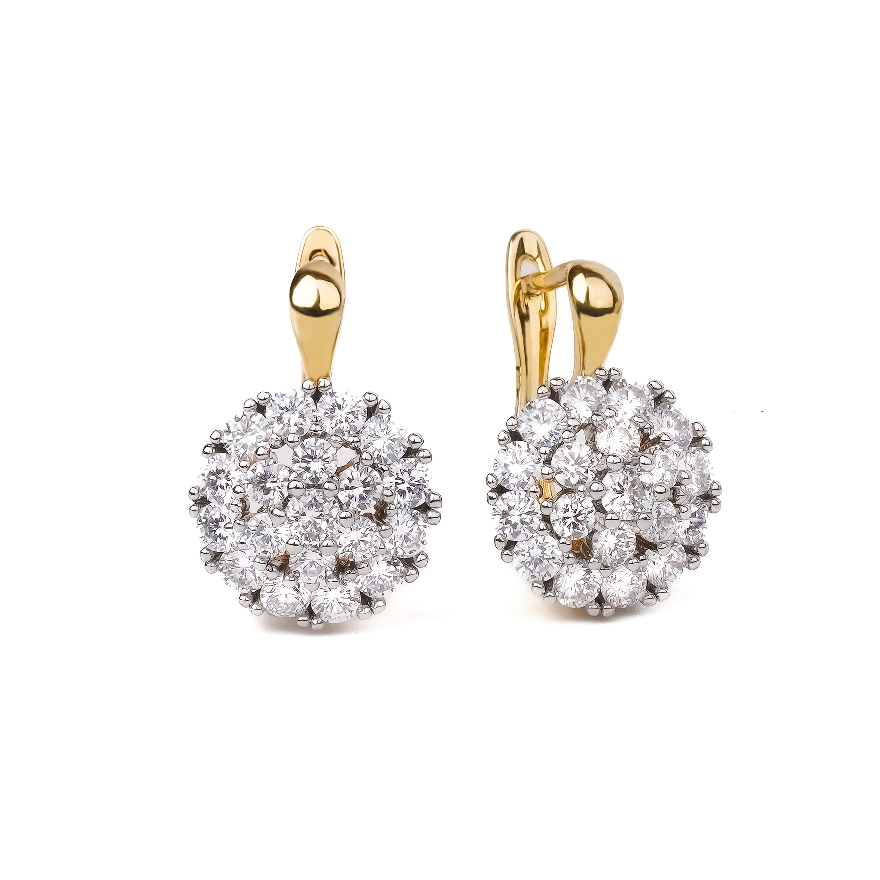 18K Gold Plated CZ Earrings & Ring Set